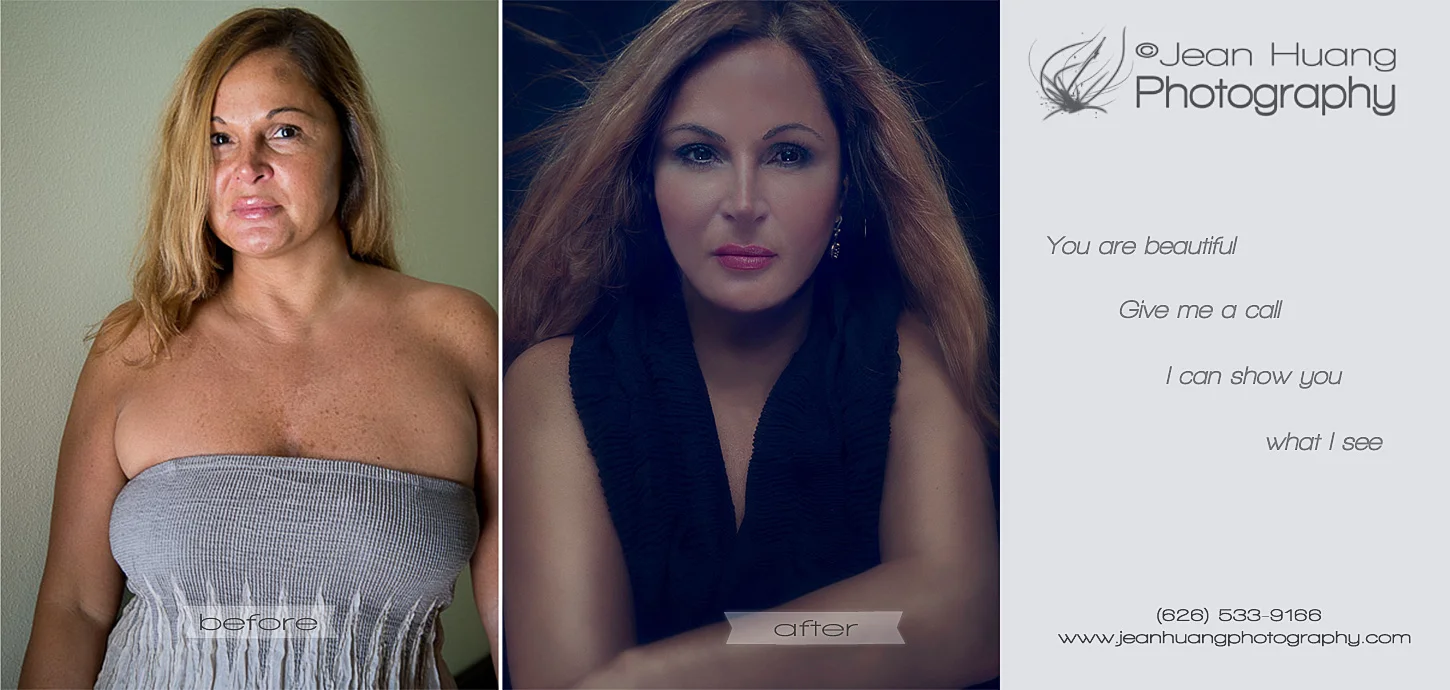 She Couldn't Have Enough of It - Los Angeles Transformational Beauty Photographer