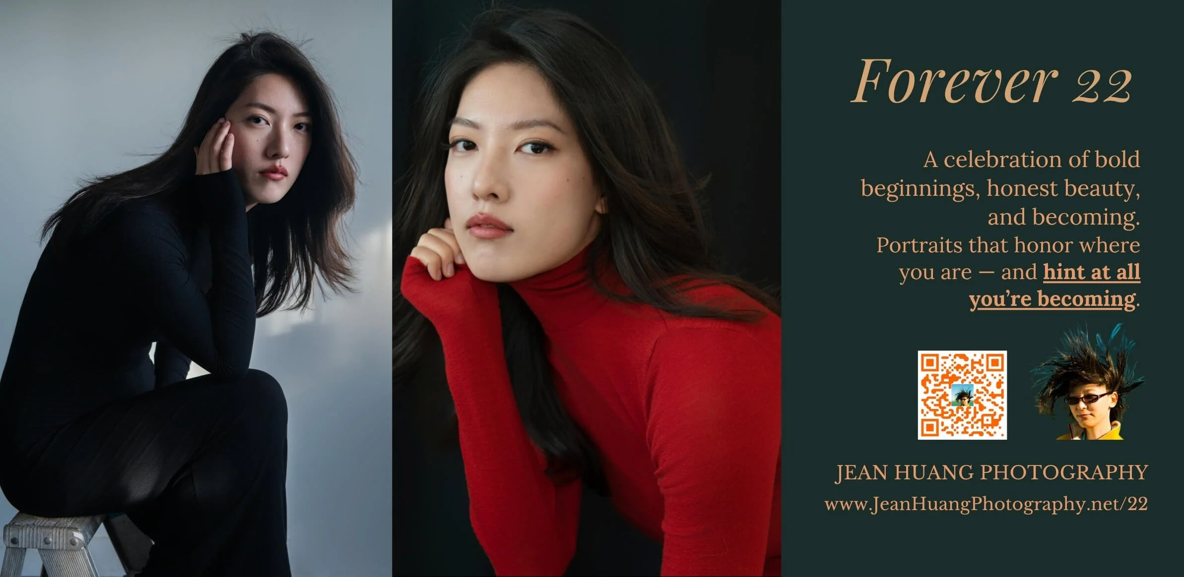 Forever 22 fine art portrait experience by Jean Huang Photography - a celebration of bold beginnings, honest beauty and becoming for women in their early 20s in Los Angeles