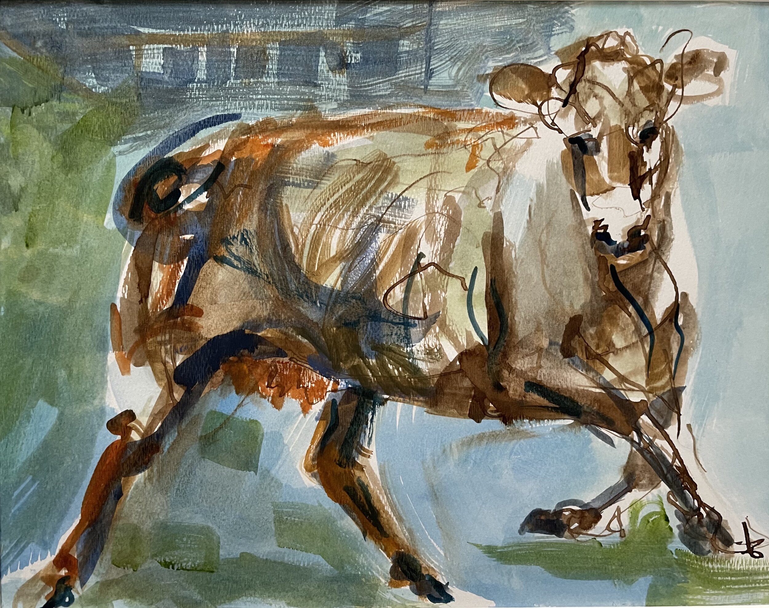Cow In Motion