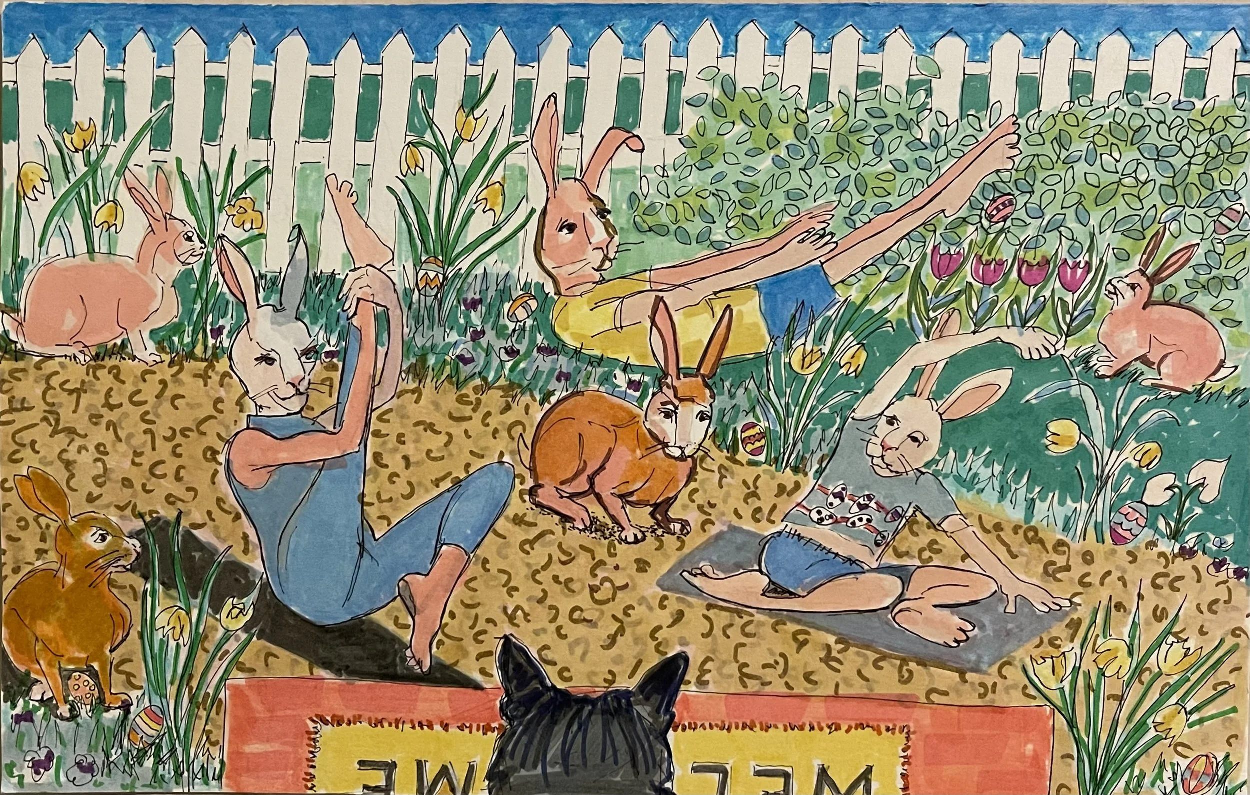 Easter Pilates in the Garden 2019