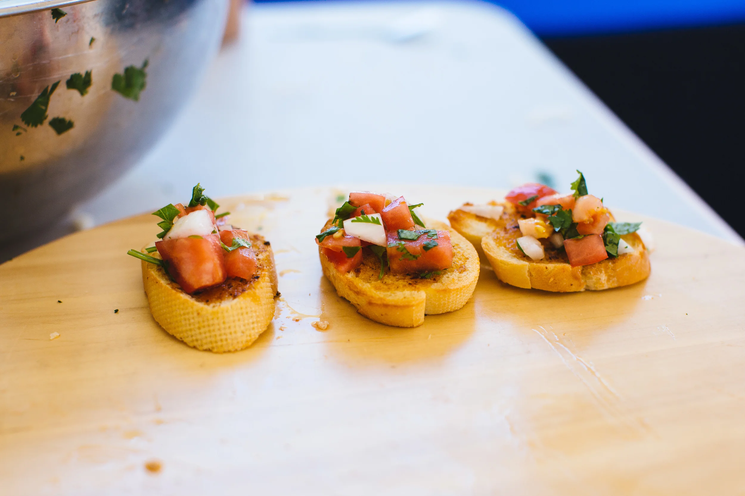 Then we top it off with some refreshing hand made Pico de Gallo