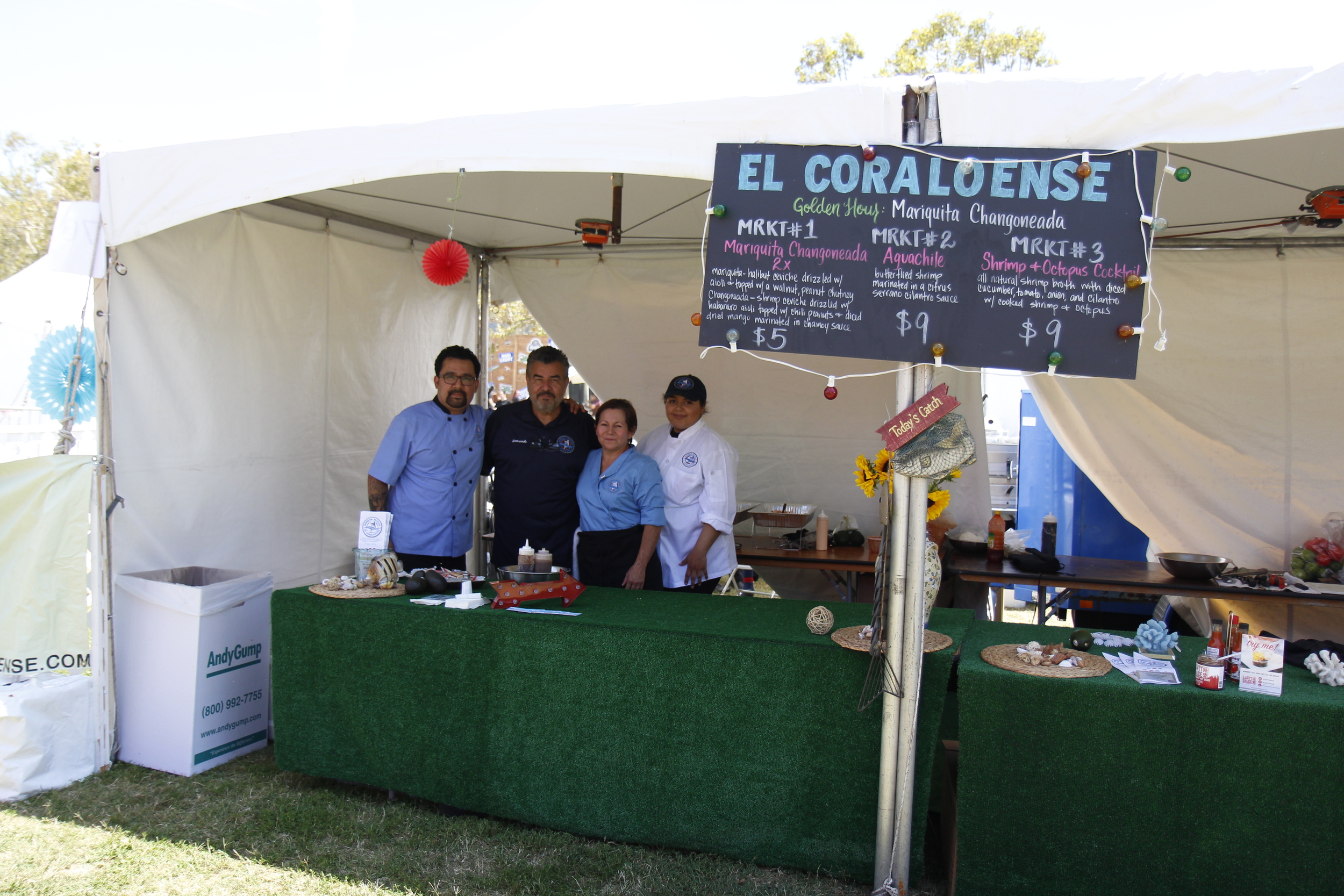 We met this awesome team of chefs cookin' up high quality seafood. Check their restaurant out!