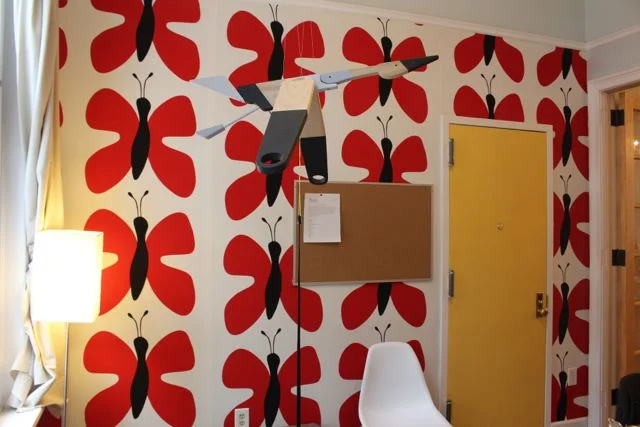 Our Office with the Butterfly Theme