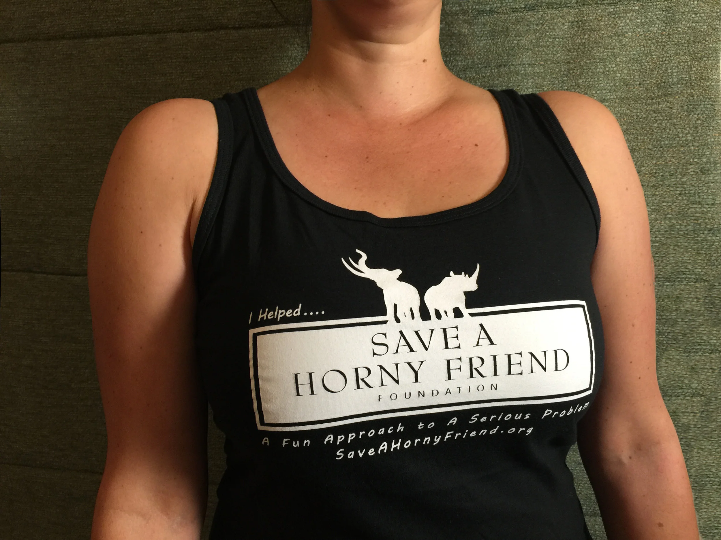 Fun Unisex Tank Top w SAHF Logo - TEMPORARILY OUT OF STOCK