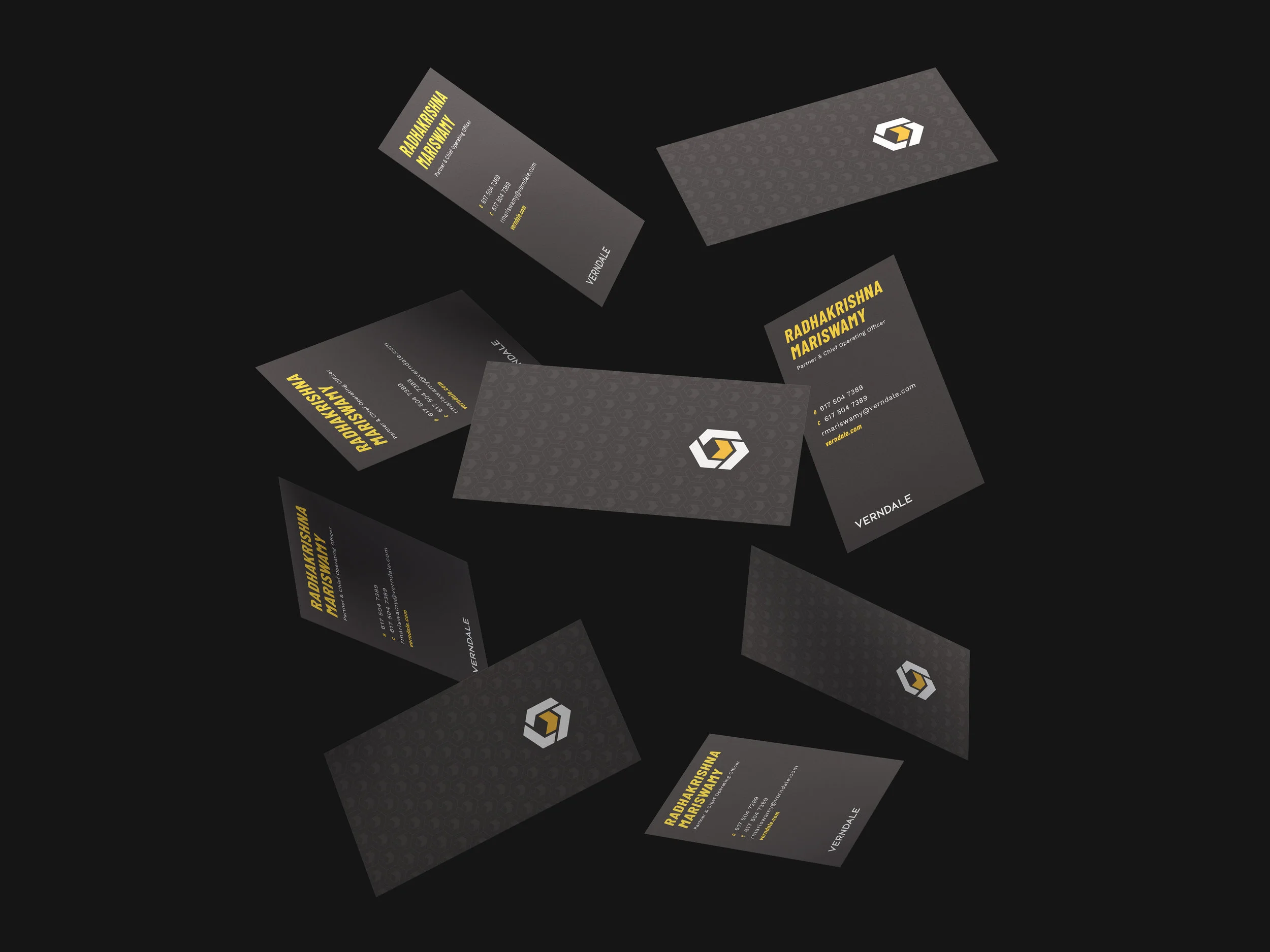 Foiled Business Card Design: Gary Hedrick