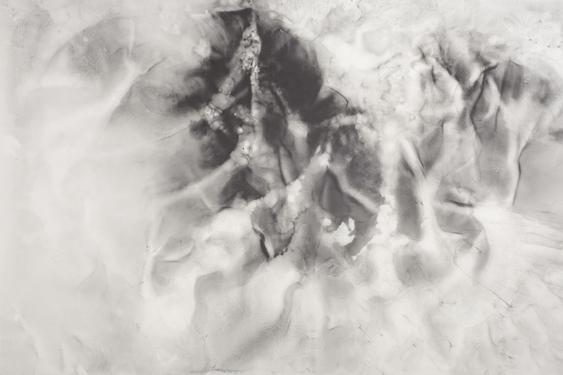 Sift (Installation detail). All drawings graphite, water and vinegar on mylar. Dimensions variable, 2015.