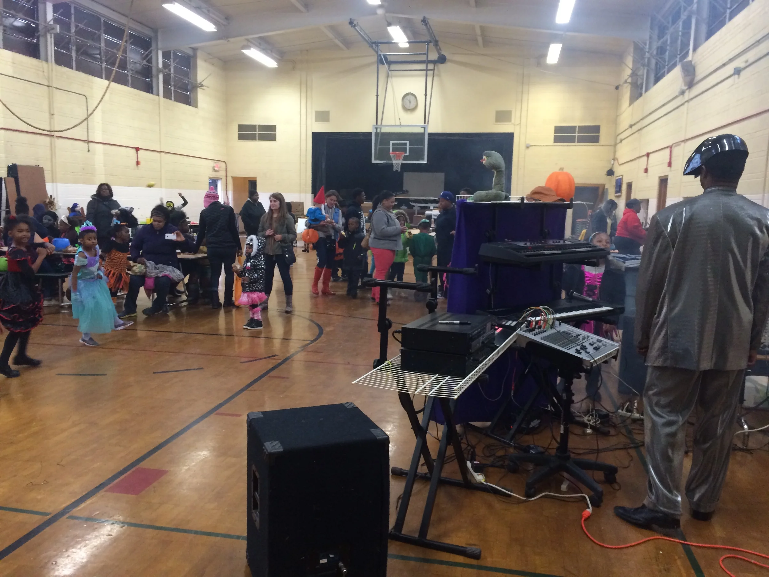 DAA students having a blast at the Harvest Festival thrown by DAA's parents in October.