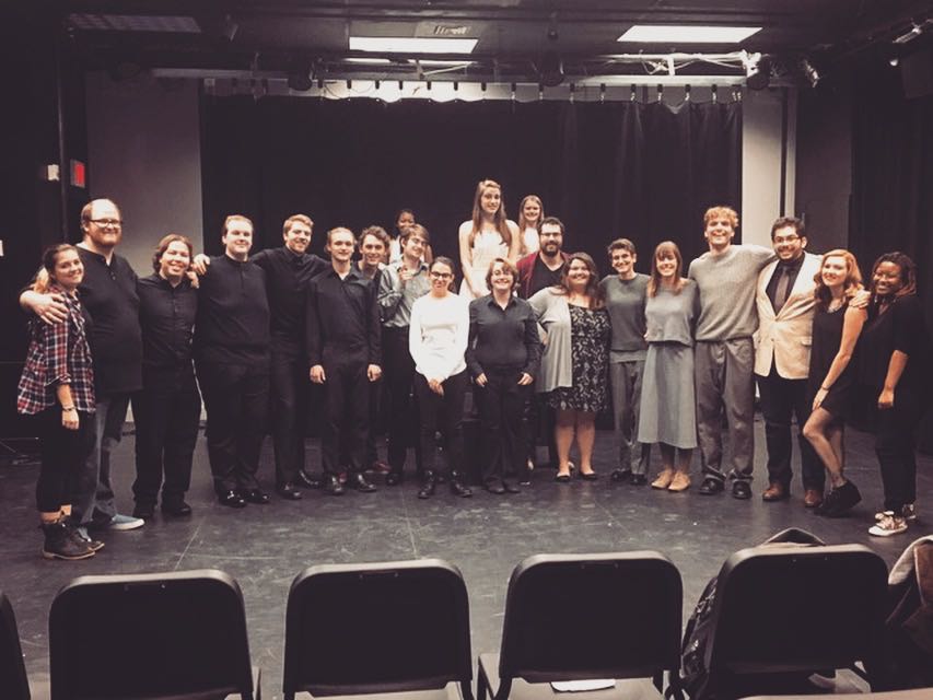 The cast of our theatre club's production of scenes from "The Crucible" and "Twelfth Night."