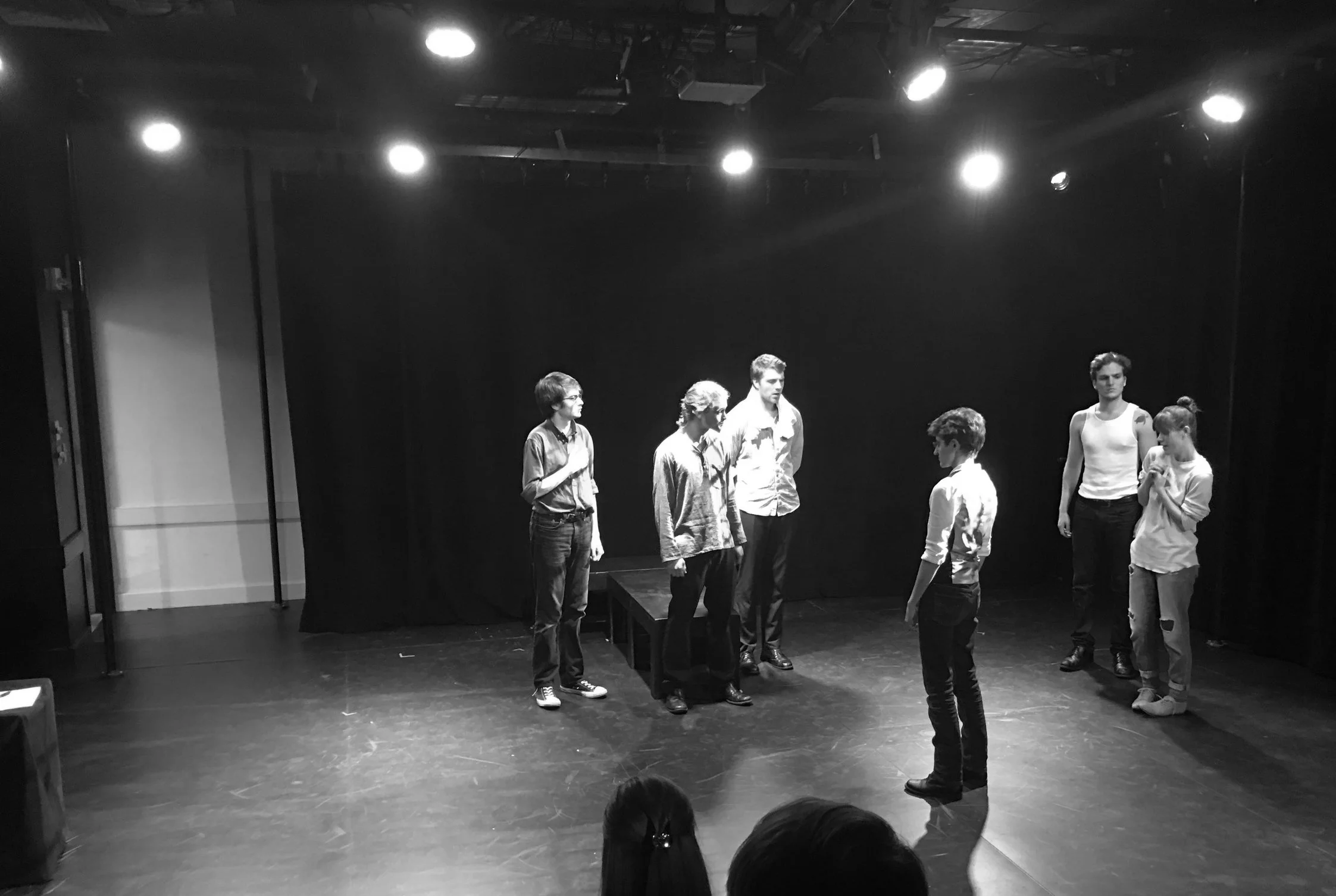 The final rehearsal of The Crucible.&nbsp;What a night.