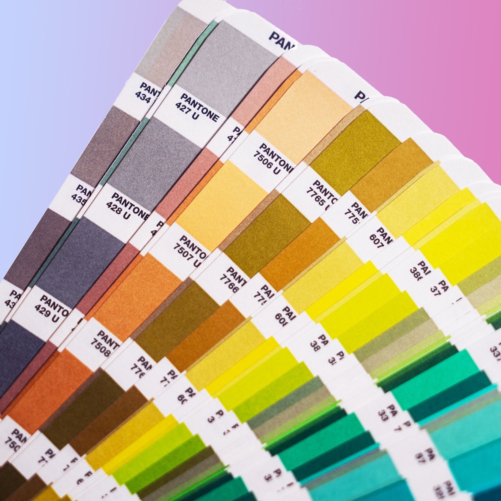 Pantone color guide