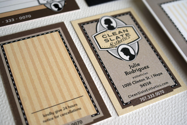 custom business card and logo