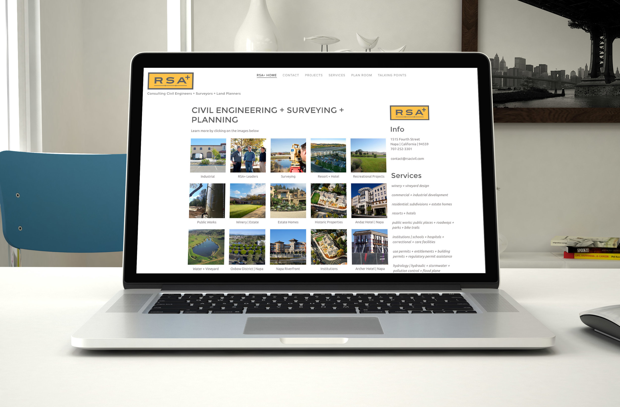 Napa Small Business Website Redesign