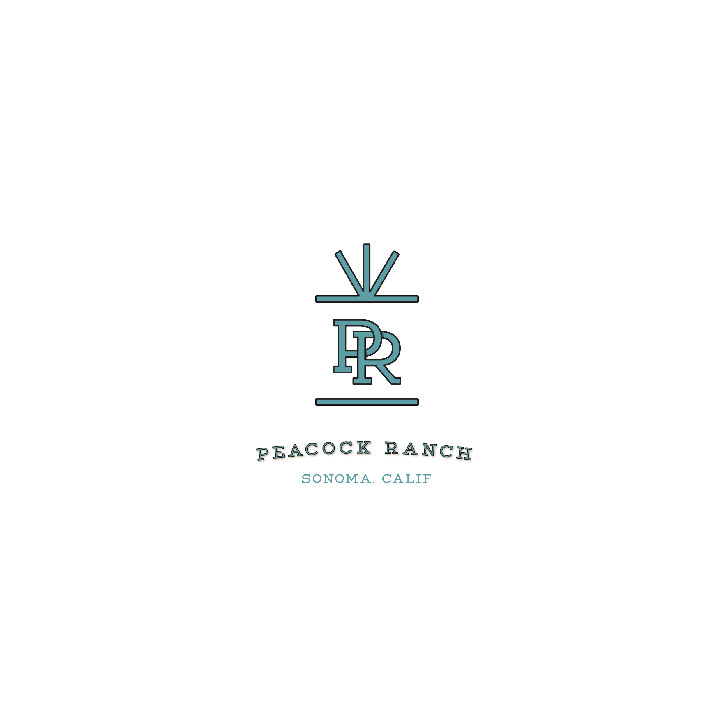 Logo Design _ Peacock Ranch Development, Sonoma, California