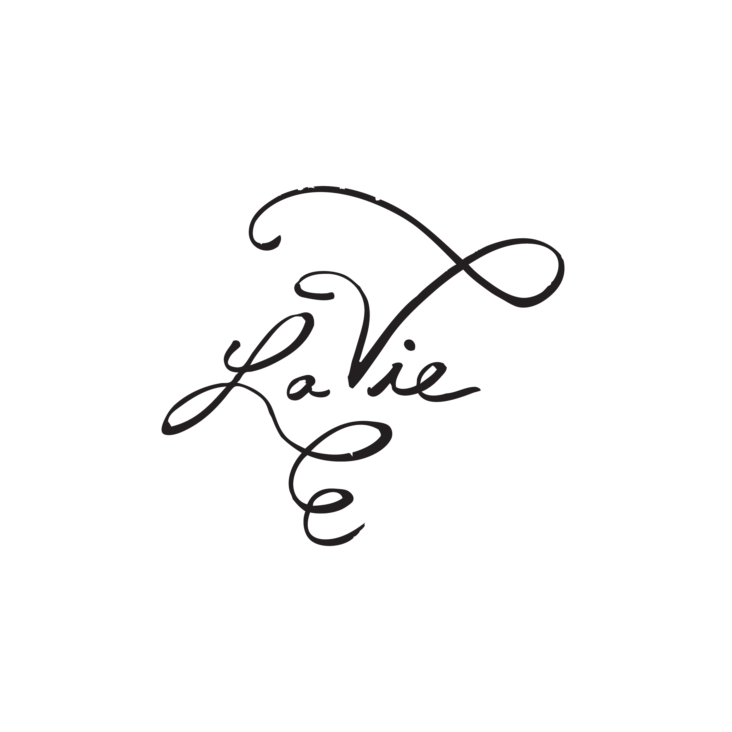 La Vie wine logo design _ Sonoma, California