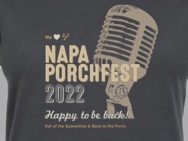 Head on over to NapaPorchfest.org to order your #Napa Porchfest t-shirt.
Price will go up!
Limited supply due to supply chain issues.
Link in bio