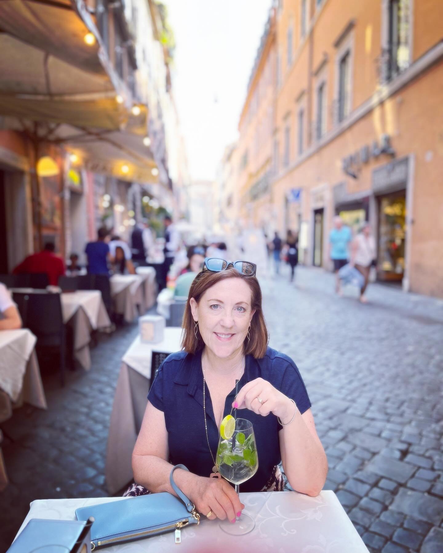 Travel &hellip; I recharge by experiencing different food, drink, art, architecture, music, language. I&rsquo;m like a sponge. I just soak it all up! Feeling fully inspired.
This is a photo of me in Roma, Italia. 🇮🇹 

Is there a place you go for in