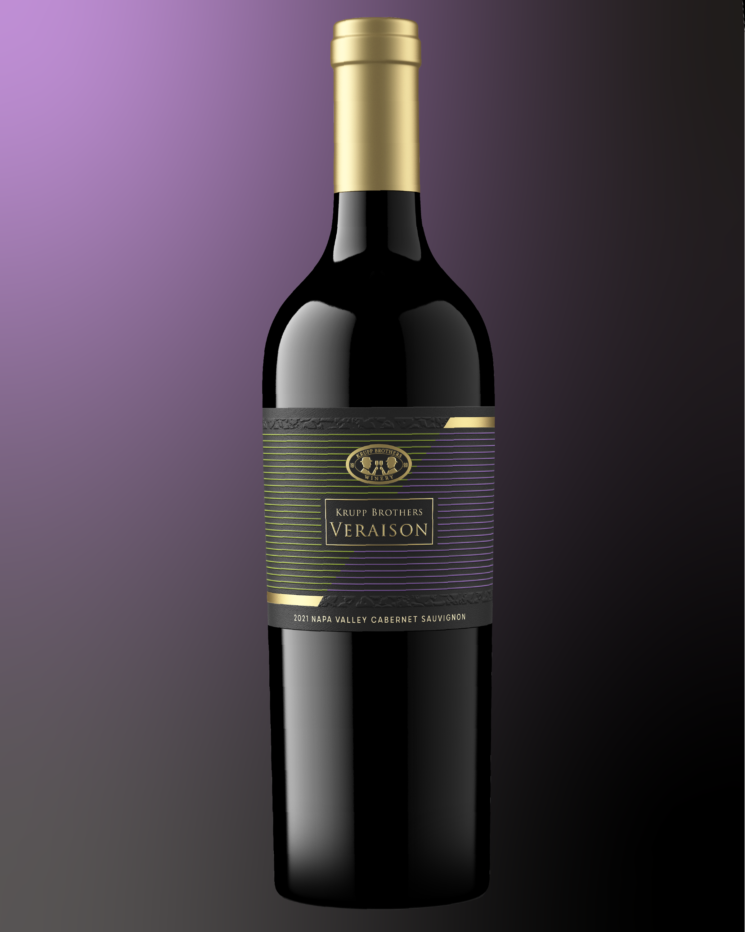 Napa Valley wine label design, Veraison