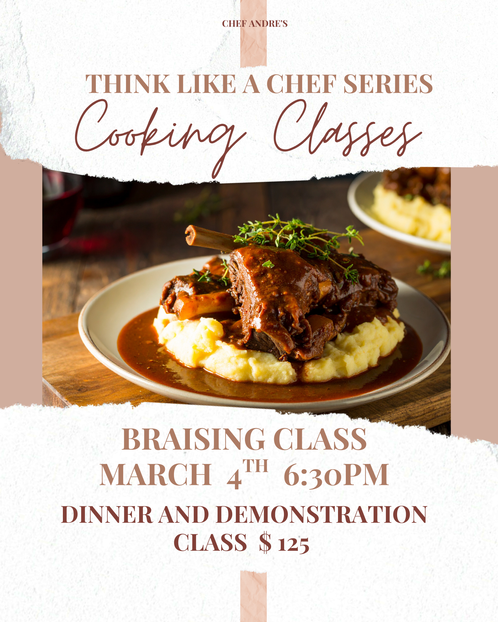 THINK LIKE A CHEF SERIES -BRAISING TECHNIQUES