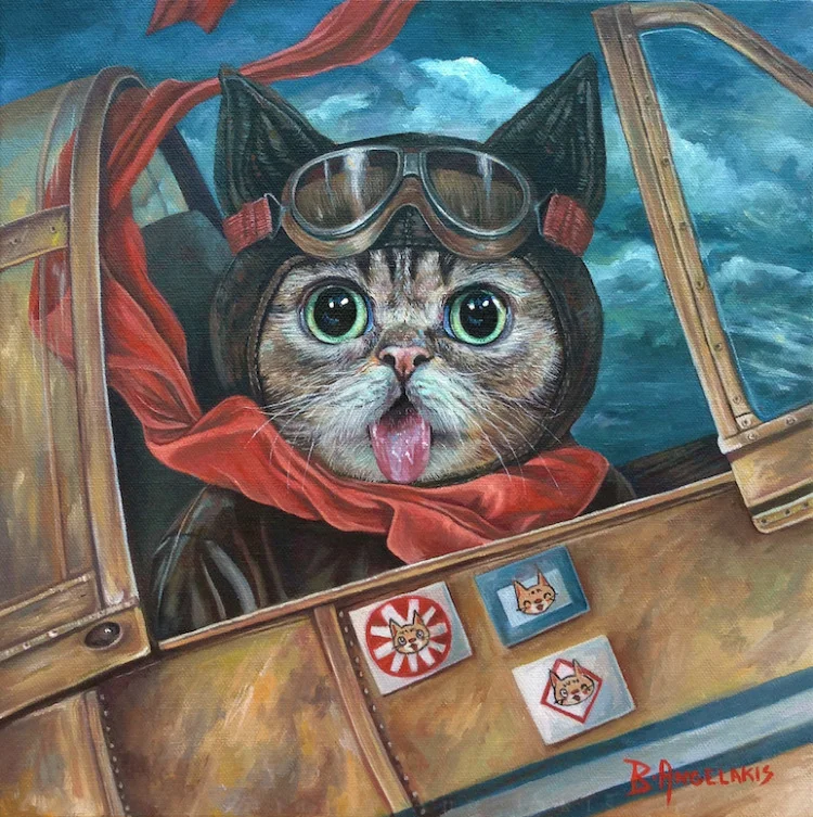 Lil Bub Takes Flight