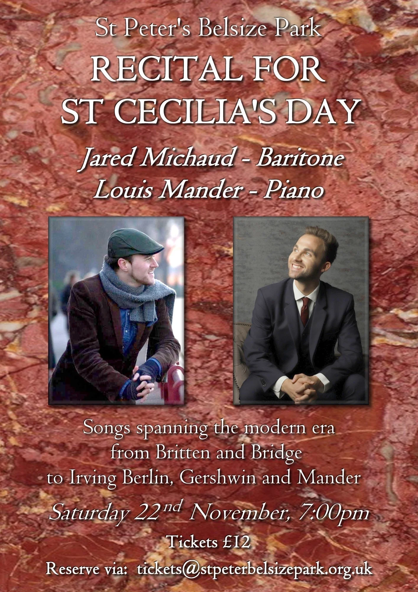 Song Recital "From Britten to Irving Berlin"