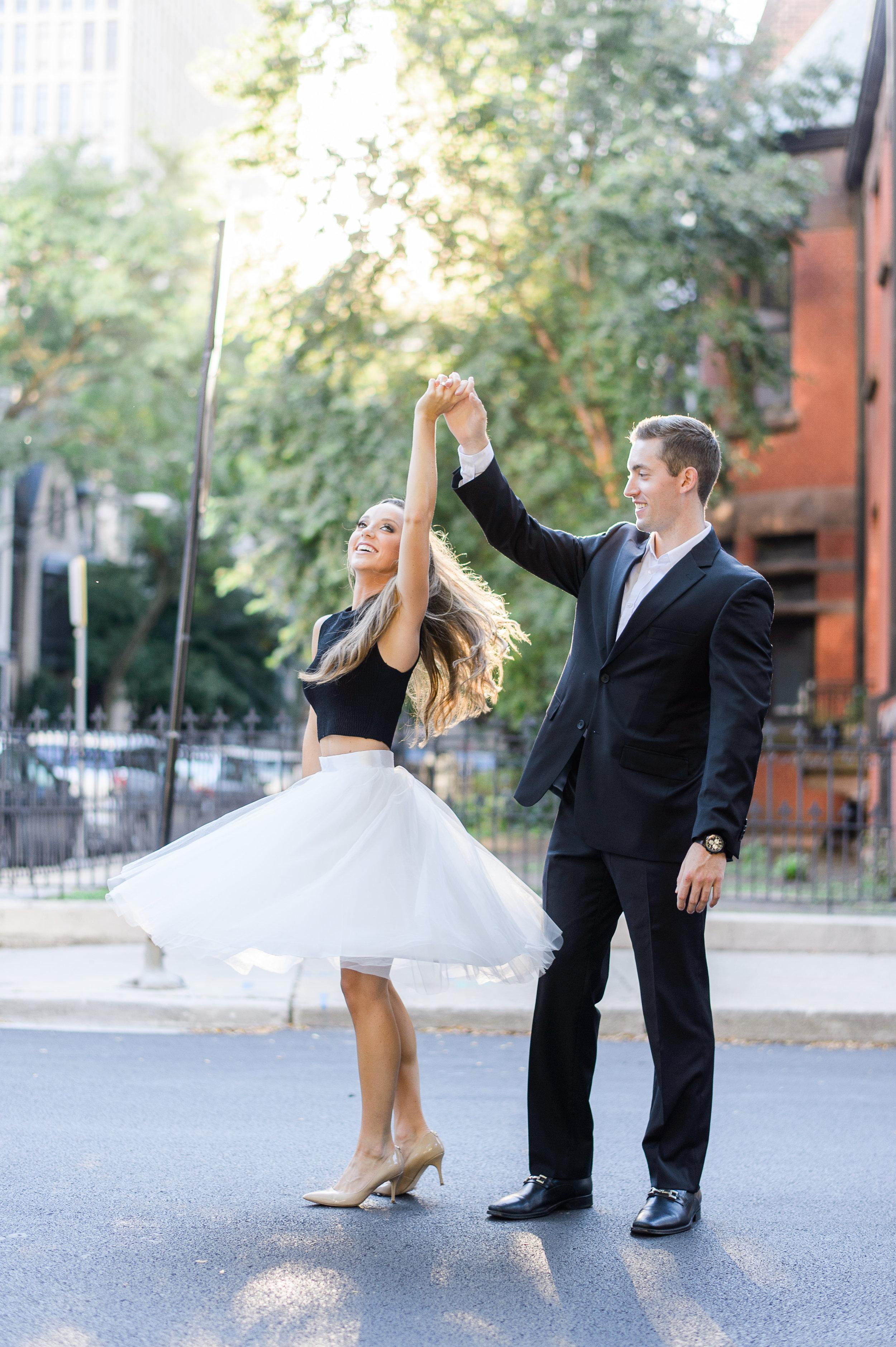 My gorgeous cousin, Ailie, and her handsome fiance, Ben, are definitely couple's style goals! 