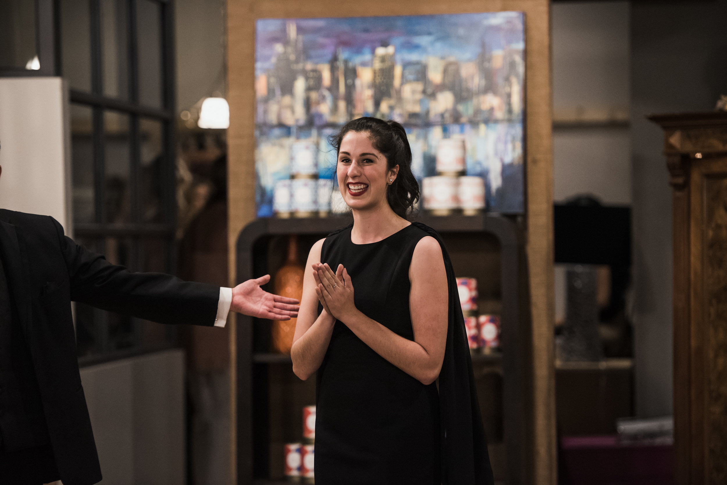 Madalyn Manzeck introducing her collection // PC: Roost Photography