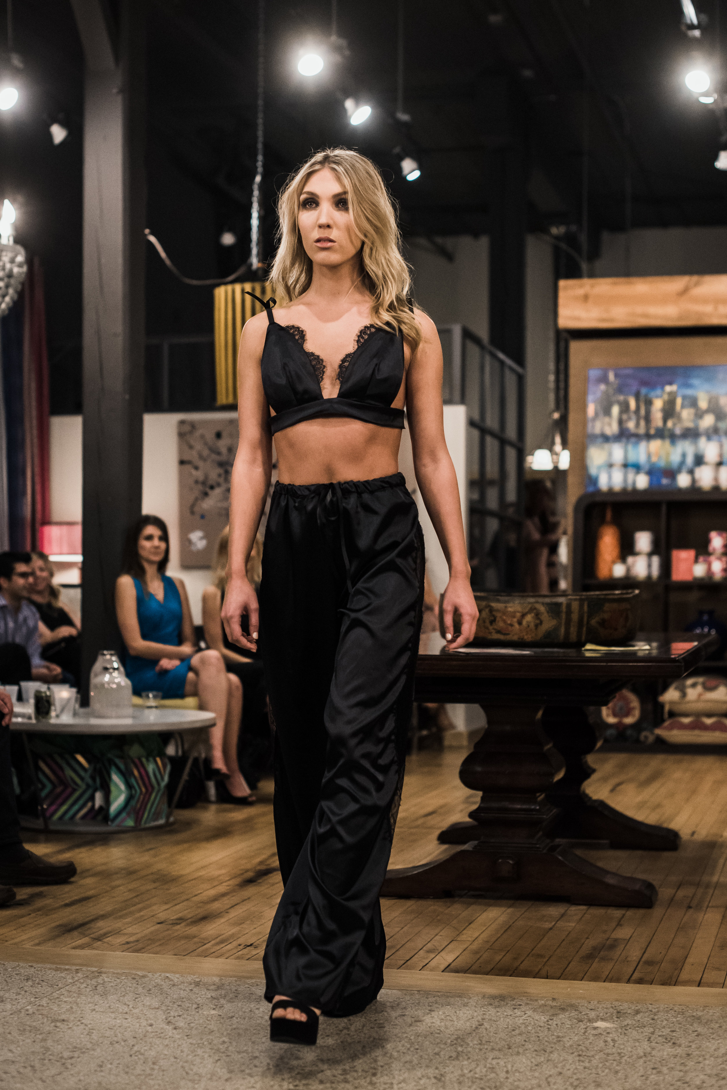 Jessica Marie Webber wearing the Poppy PJ Set // PC: Roost Photography