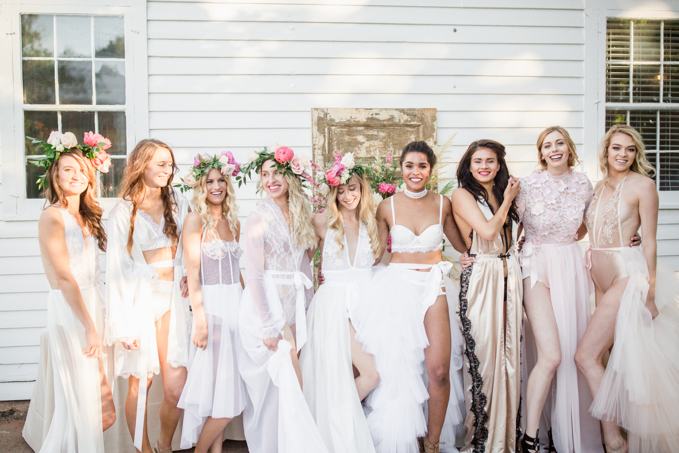 Left to right: Marni Hoest, Sarah Trybula, Lori Gibb, Natalie Mizgalski, Kara Mueller, LaKish'a Sutton, Sonia Weber, Victoria Dior, and Nicole Petrie. 