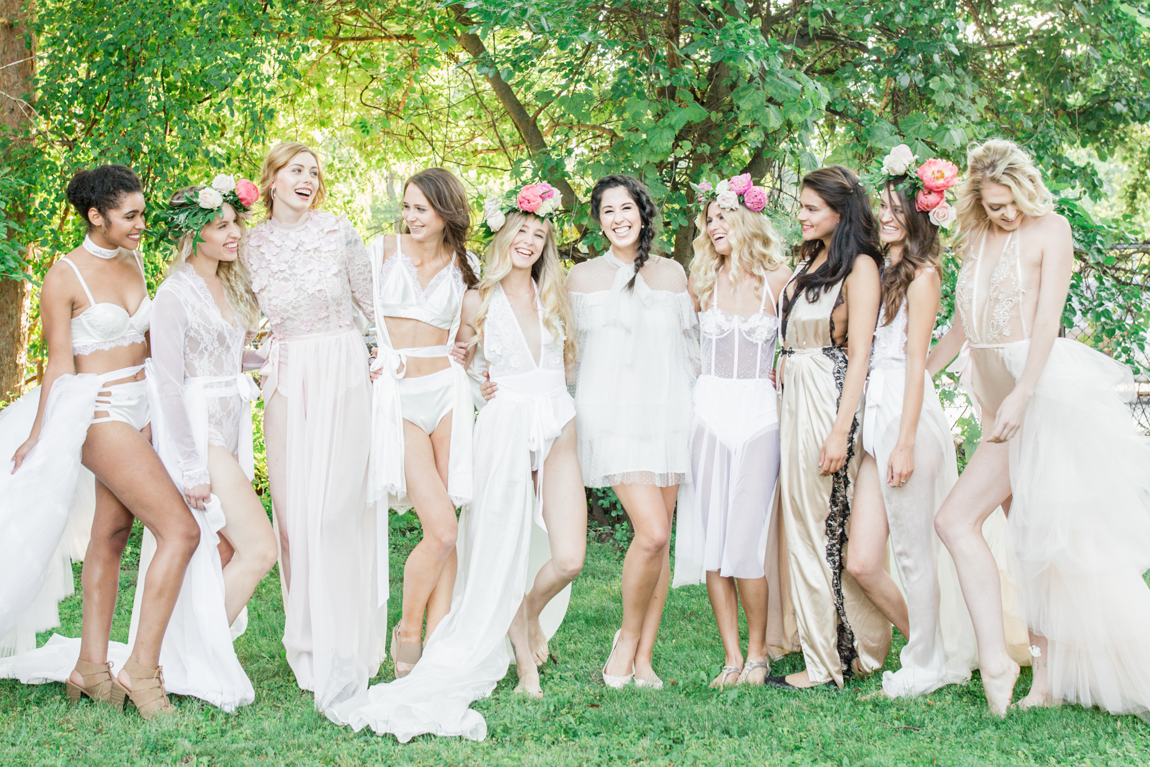 Left to right: LaKish'a Sutton, Natalie Mizgalski, Victoria Dior, Sarah Trybula, Kara Mueller, Madalyn Manzeck, Lori Gibb, Sonia Weber, Marni Hoest, and Nicole Petrie. 