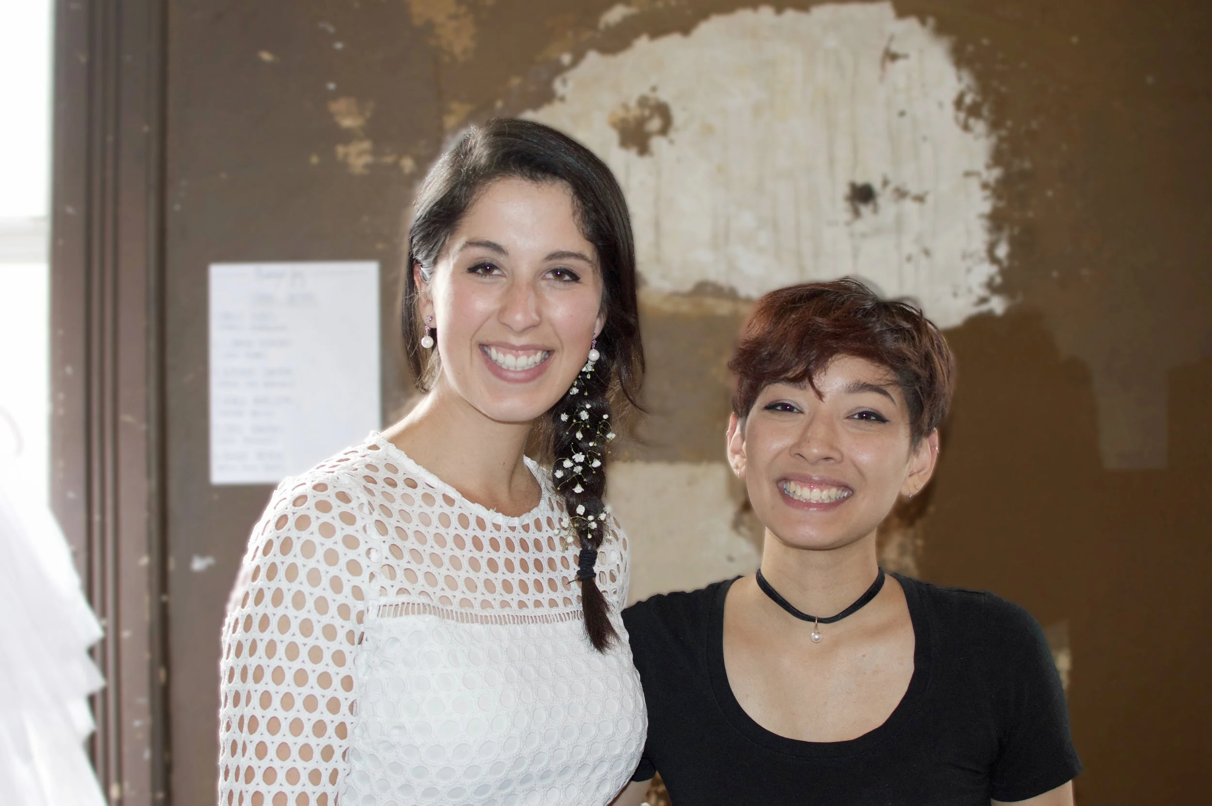 Madalyn Manzeck and Vanali Phanthavong backstage at the Walk Fashion Show at Turner Hall Ballroom on July 9th. 