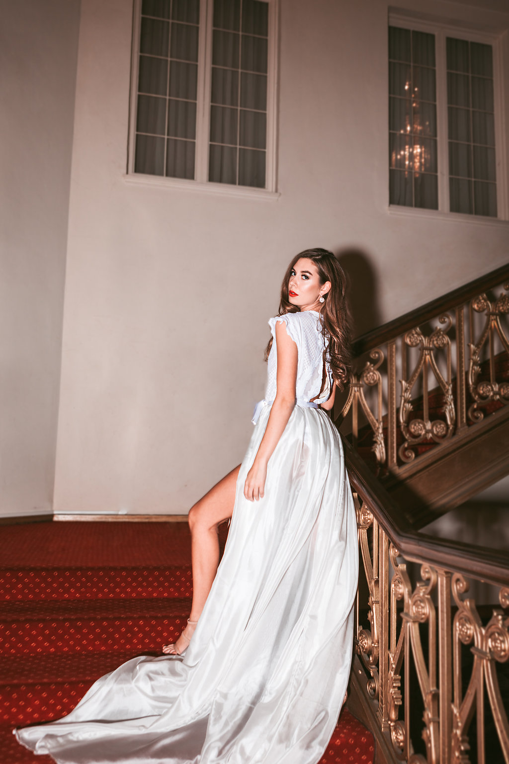 Samantha Krusic wearing Madalyn Joy Designs photographed by Tif Cohen in Milwaukee, WI. 2017.&nbsp;