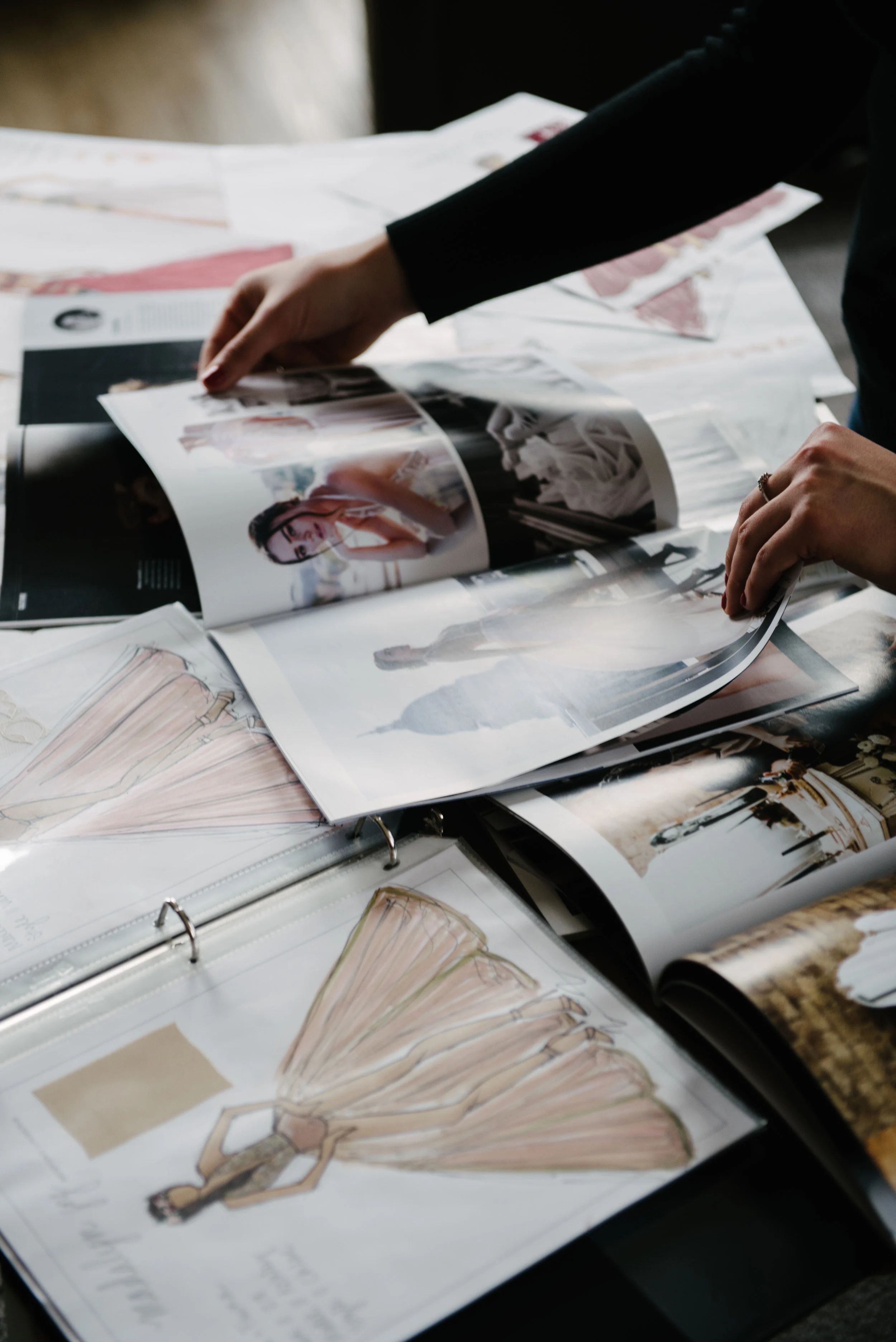 Sketches and illustrations by Madalyn Manzeck. Photographed by Moriah Ziman in 2018. 