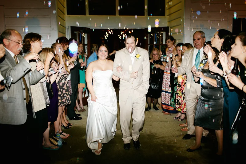 couple leaving