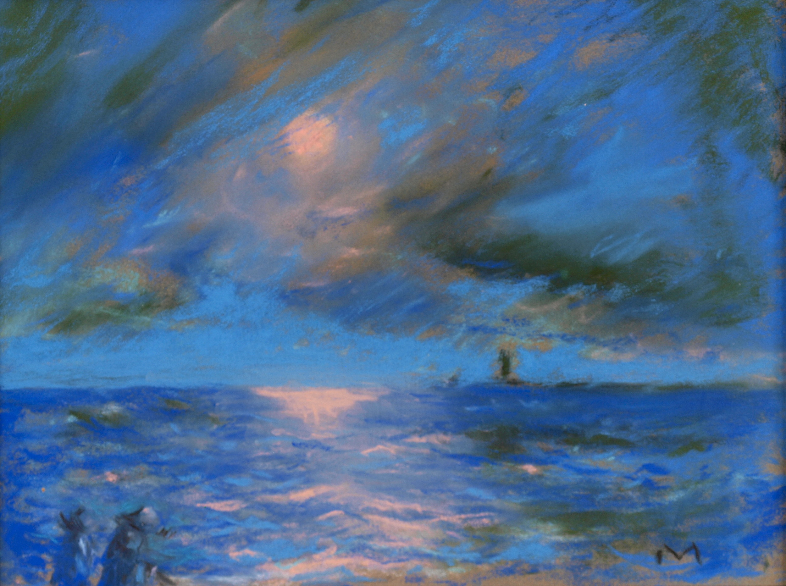  Seascape, pastel 