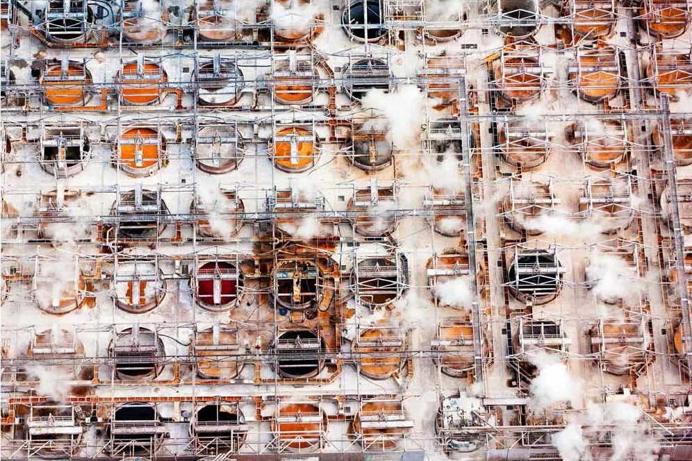 Digestors at Aluminum Refinery