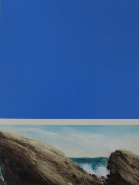 Next Wave III, oil on panel: 12" x 9"