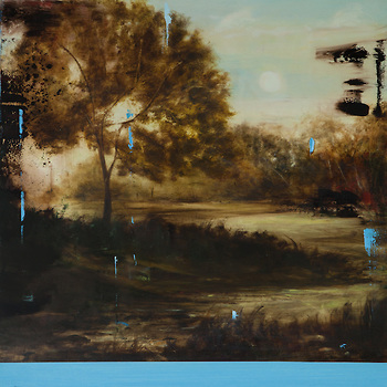 Bystander, 2016, oil on panel: 24" x 24"