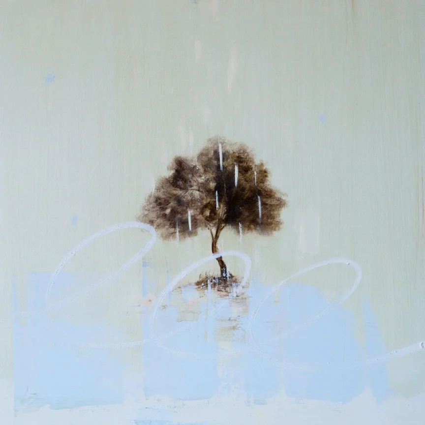 Recent Understanding, oil on panel: 24" x 24"