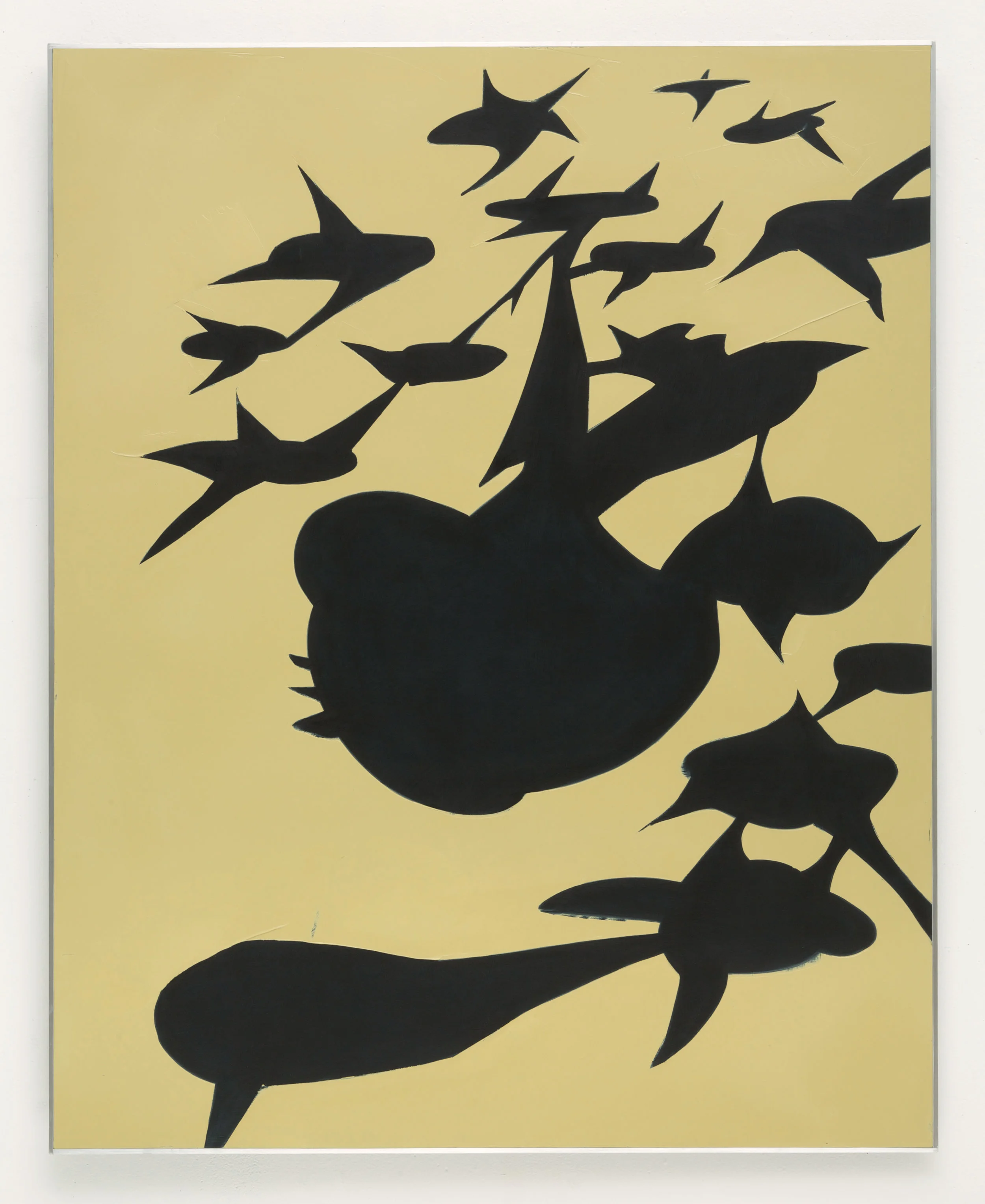Mike Glier , The Forests of Antarctica #78 , 2013, oil on aluminum: 50 x 40 inches