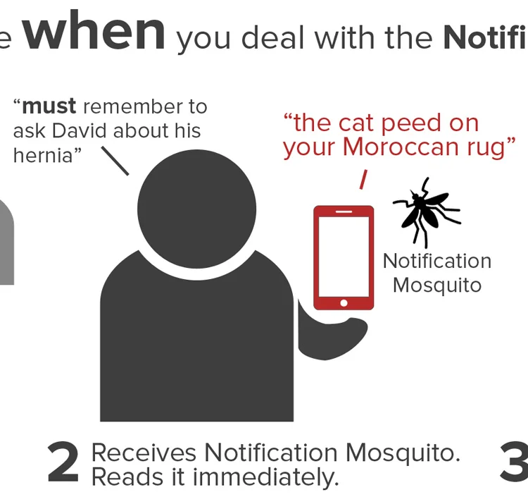 Focus - choose when you deal with the Notification Mosquito