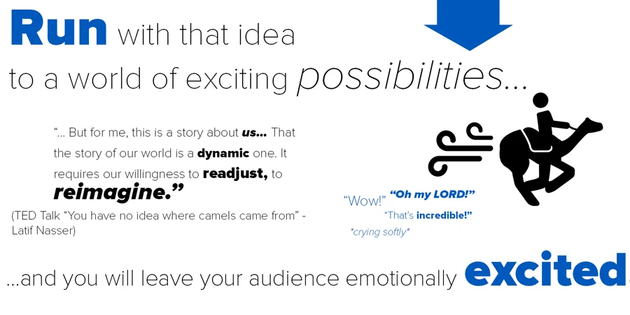 Run with it: Excite investors with your startup's possibilities