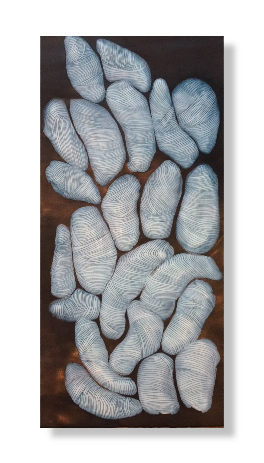 Bundle Theory 18" x 24" Encaustic, Oil