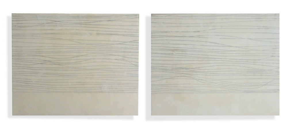 Wave, 2011 Encaustic, Oil 32" x 20" x 2" SOLD