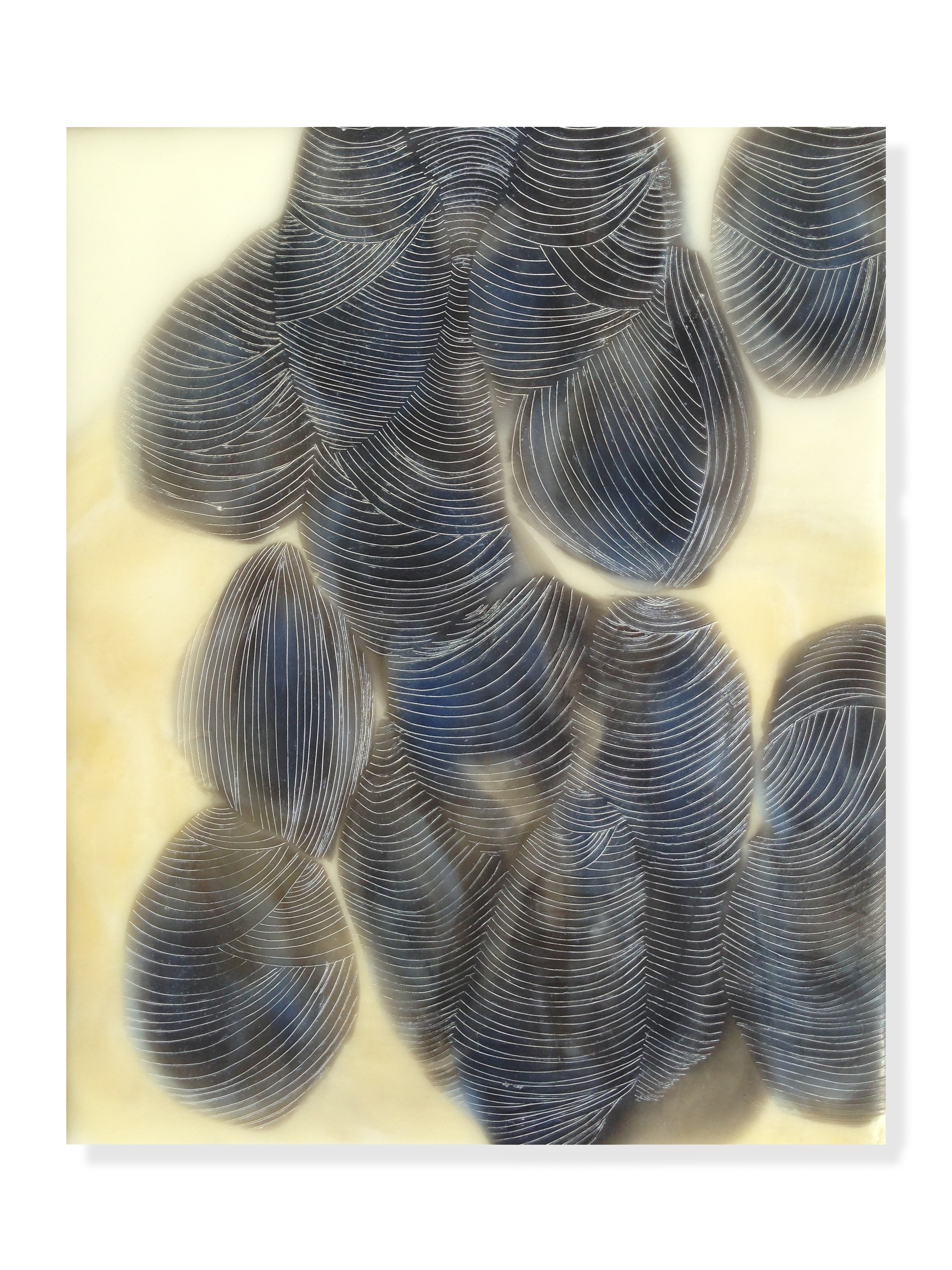  Muscles, 2015 (sold) Encaustic, Oil 10 x 8&nbsp;x .875 inches &nbsp; 