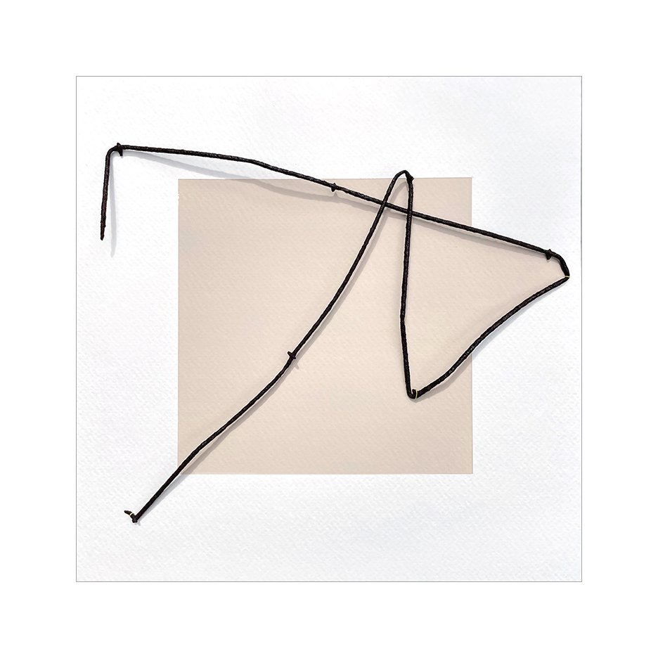 Dab, 2023 (sold) Gouache, found metal, and thread 9 x 9 Inches The Found series is a collection of discarded objects that have gathered in my studio over the years, collected from walks in the neighborhood. These hang on my studio wall, to be adm