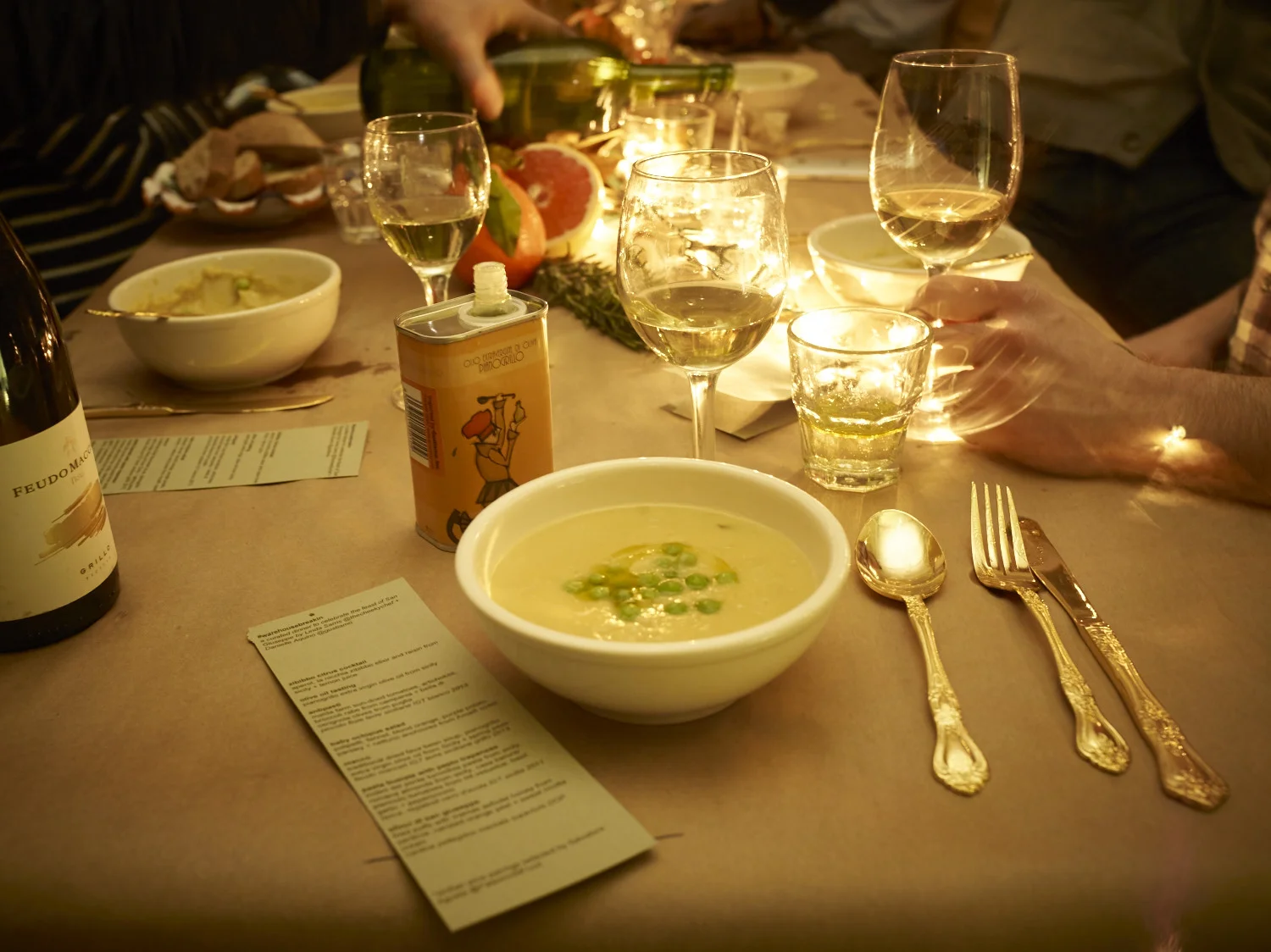 Gustiamo warehouse break-in dinner | photo by Andrew T. Warman @mrwarman