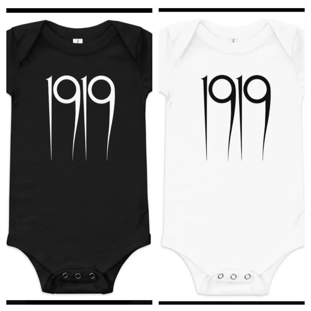 Congratulations to Sam and Martha on the birth of their son and heir!

In honour of the newest addition to the 1919 family, we will now be selling branded babygrows on our merch page!! Now you too can have an incredibly rock n roll child 🖤🖤🖤