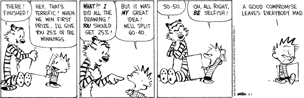 Calvin & Hobbes © Bill Watterson.