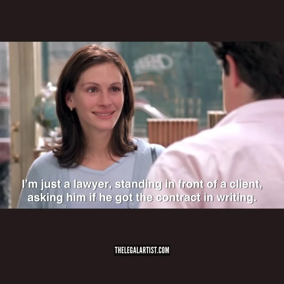 You did? That&rsquo;s great!
.
.
.
.

If you&rsquo;re an artist, entrepreneur, or creative professional, follow me at @the.legal.artist for more free legal information.

#lawyersofinstagram #thelegalartist #business #theartofbusiness #contract #writi