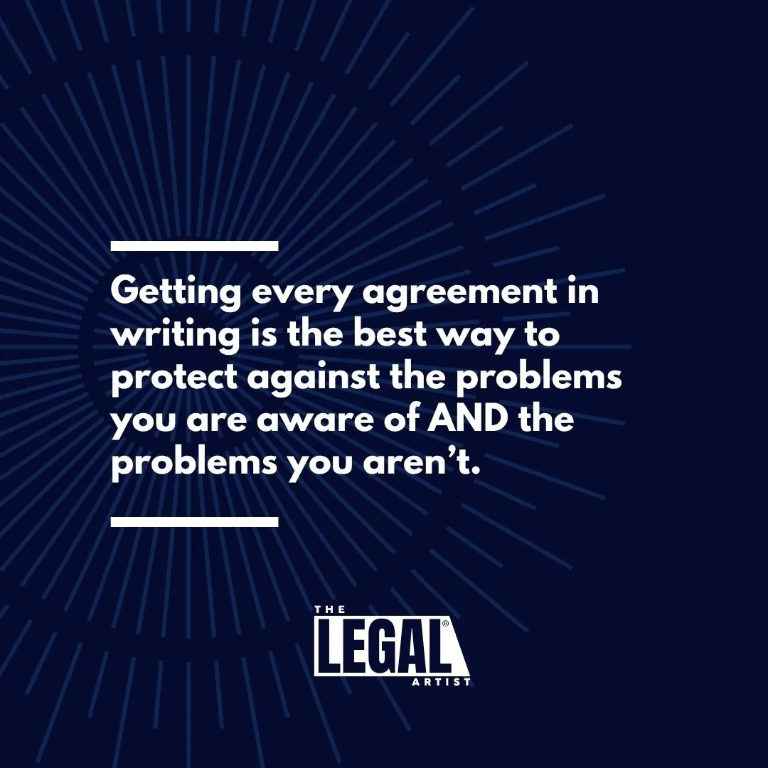 The point of a written contract isn't just to seek clarity on problems you know about, but also the problems that could arise that may not be front of mind, or even problems that have never come up. Having something in writing limits the likelihood t